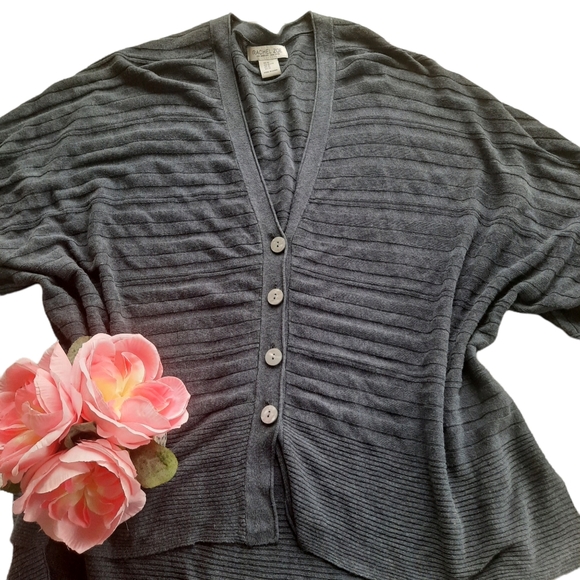 Rachel Zoe Dolman Sleeve Buttoned Cardigan - Picture 2 of 12